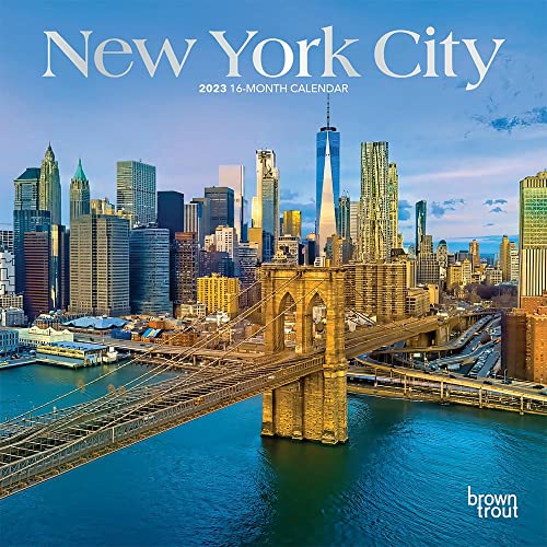 Stock image for New York City | 2023 7 x 14 Inch Monthly Mini Wall Calendar | Foil Stamped Cover | BrownTrout | USA United States of America State NYC Northeast City for sale by Revaluation Books