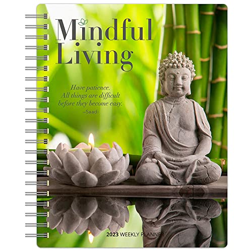 Beispielbild fr Mindful Living | 2023 6 x 7.75 Inch Weekly Desk Planner | Brush Dance | Art Quotes Photography Inspiration zum Verkauf von Revaluation Books