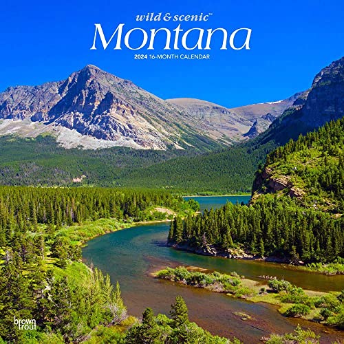 Imagen de archivo de Montana Wild & Scenic 2024 Square a la venta por Revaluation Books