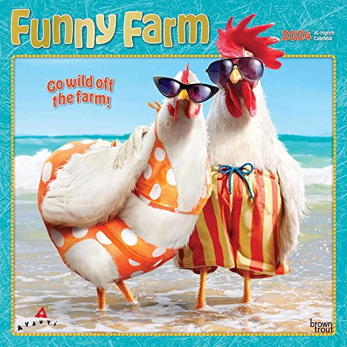 Avanti Funny Farm 2024 Square Foil