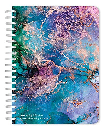 Beispielbild fr Big Ambitions | 2024 6.9 x 9.8 Inch Weekly Karma Planner | Thicker and Bigger than Average Planner | Brush Dance | Artwork Motivation Inspiration zum Verkauf von Book Deals