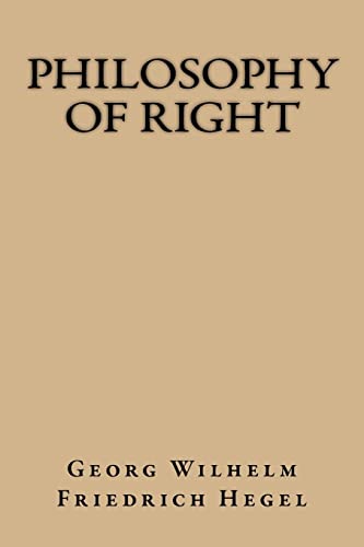 Stock image for Philosophy of Right for sale by SecondSale