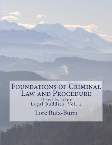 9781975928193: Foundations of Criminal Law and Procedure (Legal Buddies) (Volume 2)