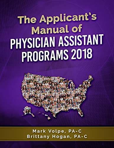 Beispielbild fr The Applicant's Manual of Physician Assistant Programs zum Verkauf von SecondSale