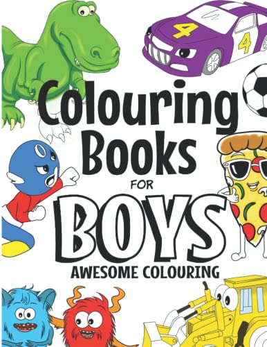 Stock image for Colouring Books For Boys Awesome Colouring: For Boys Aged 4-8 for sale by WorldofBooks