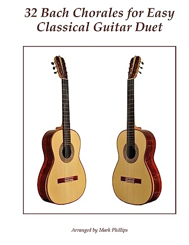 9781976452031: 32 Bach Chorales for Easy Classical Guitar Duet