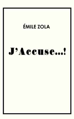9781976481536: J'accuse (French Edition)