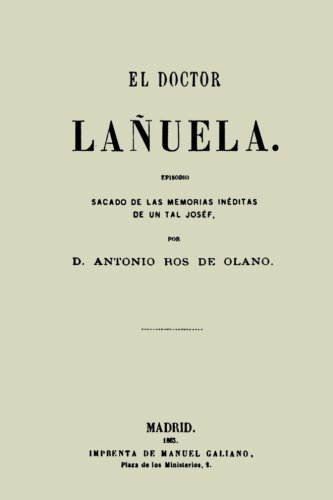 Beispielbild fr Coleccin Antonio Ros de Olano. El doctor Lauela zum Verkauf von Revaluation Books