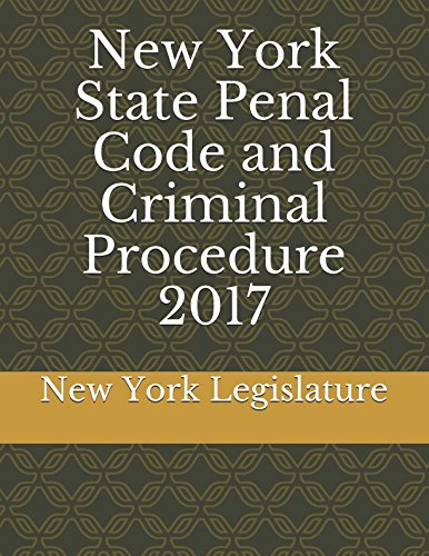 Immagine dell'editore per New York State Penal Code and Criminal Procedure 2017 venduto da Revaluation Books