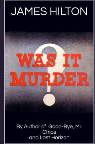Stock image for Was It Murder? for sale by ThriftBooks-Atlanta