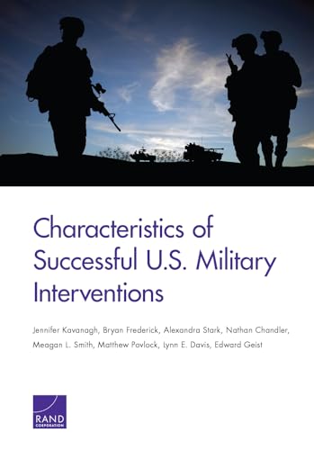 Beispielbild fr Characteristics of Successful U.S. Military Interventions zum Verkauf von Michael Lyons