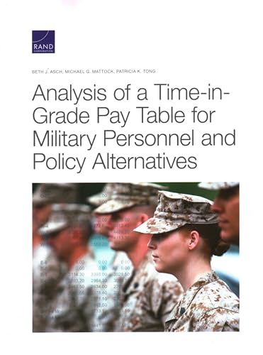 9781977405838: Analysis of a Time-in-Grade Pay Table for Military Personnel and Policy Alternatives