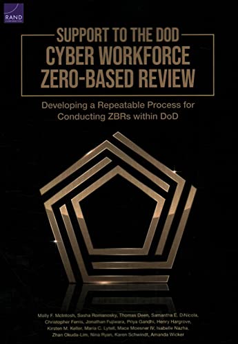 Stock image for Support to the Dod Cyber Workforce Zero-based Review : Developing a Repeatable Process for Conducting Zbrs Within Dod for sale by GreatBookPrices