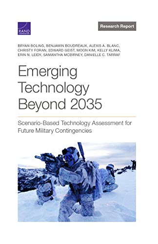 9781977409997: Emerging Technology Beyond 2035: Scenario-Based Technology Assessment for Future Military Contingencies