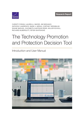 Imagen de archivo de Technology Promotion and Protection Decision Tool a la venta por PBShop.store US