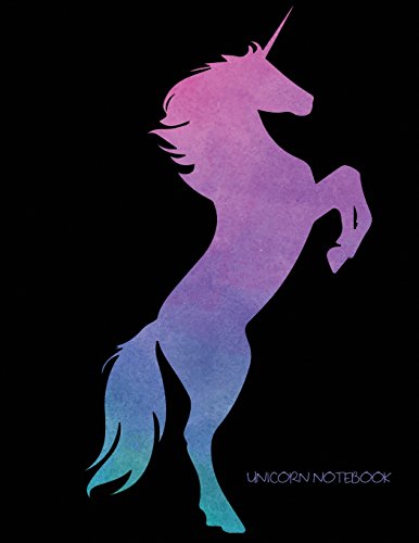 9781977715609: Unicorn Notebook: Lined Unicorn Notebook, Large 8.5 x 11, 125 pages (Cute Notebooks)