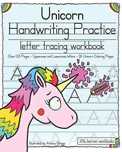 Stock image for Unicorn Handwriting Practice: Letter Tracing Workbook (Little Learner Workbooks) for sale by SecondSale