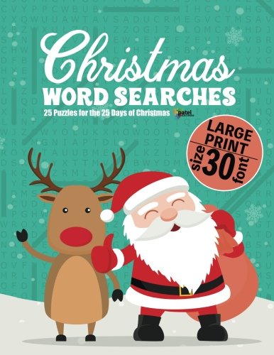 Stock image for Christmas Word Searches (LARGE PRINT): 25 Puzzles for the 25 Days of Christmas for sale by Revaluation Books