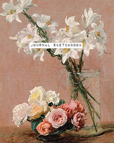 9781977955104: Journal Sketchbook, Roses and Lilies: Draw, Write, Brainstorm: Volume 5