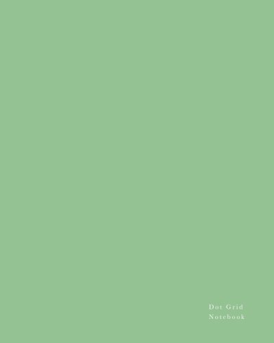 Stock image for Dot Grid Notebook: 110 Dot Grid pages, (8 x 10) inches (Light green) for sale by Revaluation Books