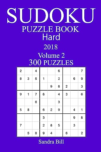 

300 Hard Sudoku Puzzle Book - 2018