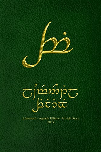 9781978206663: Elvish Diary/Agenda Elfique 2018 Tengwar