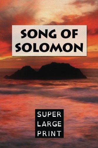 Stock image for The Song of Solomon (Super Large Print Bible) for sale by Revaluation Books
