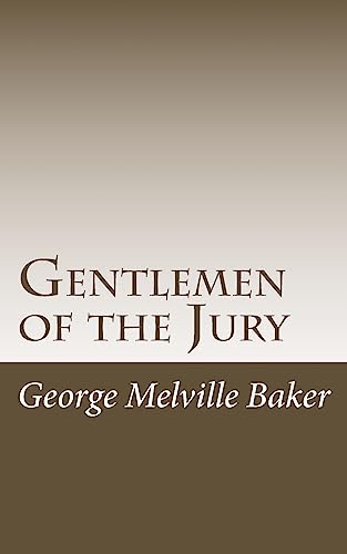 Beispielbild fr Gentlemen of the Jury zum Verkauf von Lucky's Textbooks