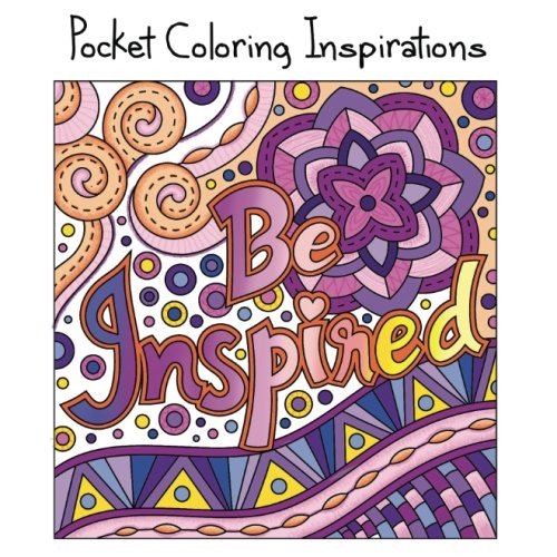 9781978332317: Pocket Coloring Inspirations: Travel Size Motivational Coloring Book for Adults (Mini Coloring Books)