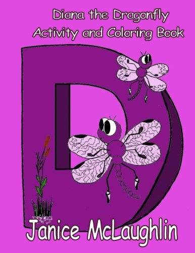 Immagine stock per Diana the Dragonfly: Coloring Activity Book