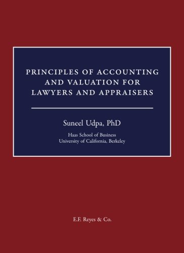 Imagen de archivo de Principles of Accounting and Valuation for Lawyers and Appraisers a la venta por Revaluation Books