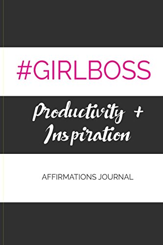 9781978473430: #GIRLBOSS Productivity Affirmations Journal: Black and White Stripe Cover (Stella Nadene Affirmations Journals)