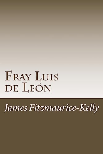 Stock image for Fray Luis de Leon for sale by THE SAINT BOOKSTORE