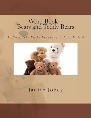 Stock image for Word Book: Bears and Teddy Bears for sale by THE SAINT BOOKSTORE