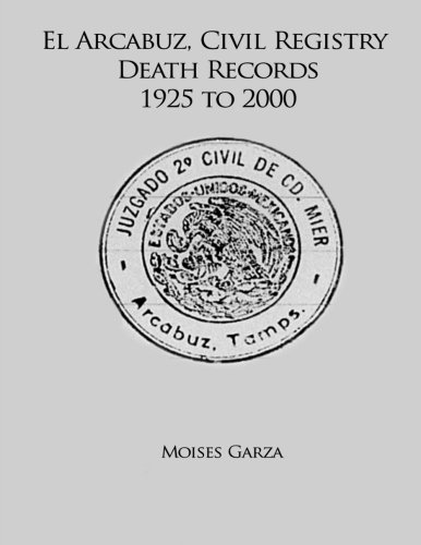 

El Arcabuz, Civil Registry Death Records 1925 to 2000