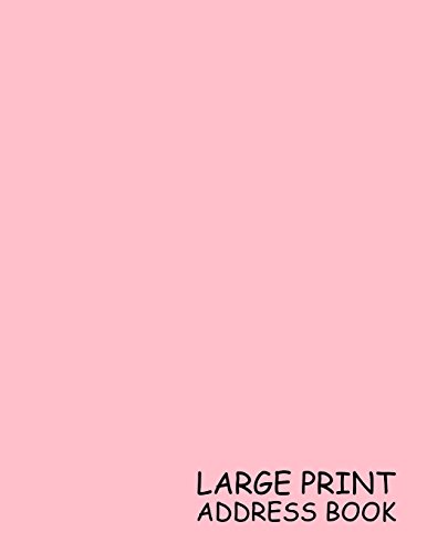 Stock image for Large Print Address Book: Pink, 3 Addresses per Page - 300 Address - Great Quality Super Easy to Read - (Letter size 8.5 x 11 Inches) 100 Pages - 007 (Volume 7) [Soft Cover ] for sale by booksXpress