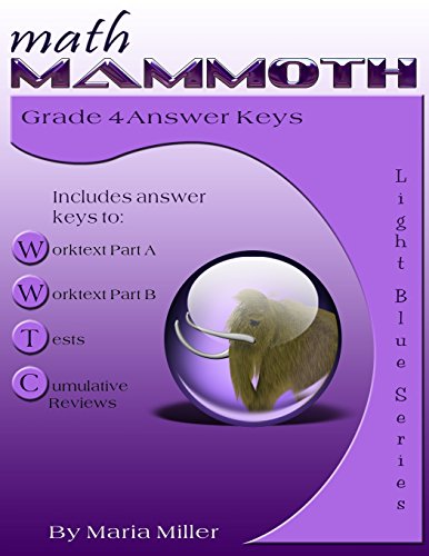 Beispielbild fr Math Mammoth Grade 4 Answer Keys zum Verkauf von ThriftBooks-Dallas