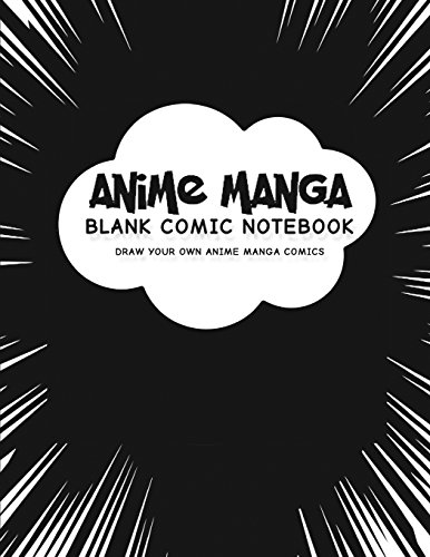 Imagen de archivo de Anime Manga Blank Comic Notebook: Create Your Own Anime Manga Comics, Variety of Templates For Anime Drawing, Manga Classic Black-(Blank Comic Books) a la venta por ThriftBooks-Atlanta