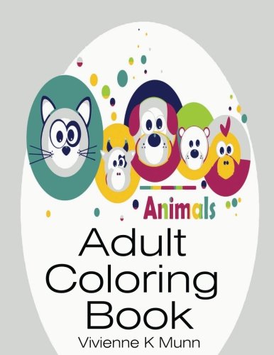 Imagen de archivo de Adult Coloring Book: Animals [Soft Cover ] a la venta por booksXpress