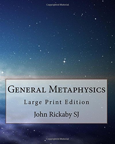 9781979511384: General Metaphysics: Large Print Edition