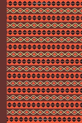 Imagen de archivo de Journal: African Pattern (Orange) 6x9 - LINED JOURNAL - Journal with lined pages - (Diary, Notebook) (Patterns & Designs Lined Journal Series) a la venta por Ergodebooks