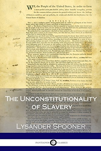 9781979551755: The Unconstitutionality of Slavery