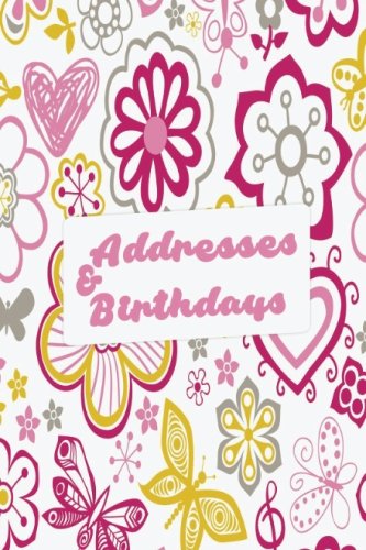 Stock image for Addresses And Birthdays: Mini Address Logbook, At A Glance Phone Numbers, With Email and Birthday Information, Alphabetical A-Z Addresses Organiser . Paperback: Volume 47 (Mini Address Books) for sale by WorldofBooks