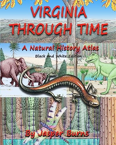 9781979637244: Virginia Through Time: A Natural History Atlas (Black and White Edition)