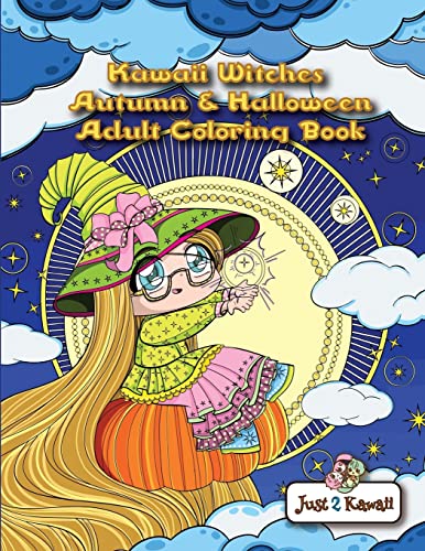 Stock image for Kawaii Witches Autumn & Halloween Adult Coloring Book: An Autumn Coloring Book for Adults & Kids: Japanese Anime Witches, Cats, Owls, Fall Scenes & Halloween Festivities for sale by Wonder Book