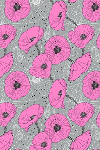 Stock image for Journal Notebook Pink Poppies On Gray: 110 Page Lined and Numbered Journal With Index Pages In Portable 6 x 9 Size, Perfect For Writing, Taking Notes, . (Noteworthy Series Lined) (Volume 17) [Soft Cover ] for sale by booksXpress