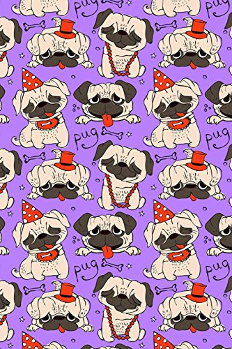 Stock image for Journal Notebook Funny Pugs Pattern 8: 110 Page Lined and Numbered Journal With Index Pages In Portable 6 x 9 Size, Perfect For Writing, Taking Notes, . (Noteworthy Series Lined) (Volume 28) [Soft Cover ] for sale by booksXpress
