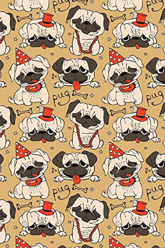 Stock image for Journal Notebook Funny Pugs Pattern 7: 110 Page Plain Blank Journal For Drawing, Writing, Doodling In Portable 6 x 9 Size. (Noteworthy Series Unlined) (Volume 27) [Soft Cover ] for sale by booksXpress