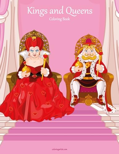 Stock image for Kings and Queens Coloring Book 1 Volume 1 for sale by PBShop.store US