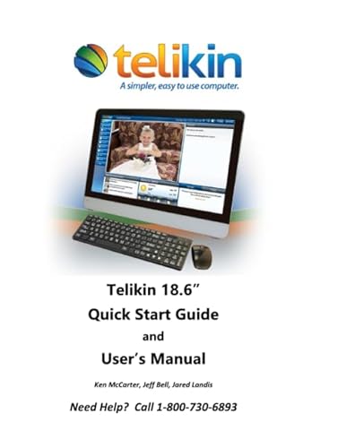 9781979850889: Telikin 18.6" Quick Start Guide and User's Manual: AIOpc w/ Black Wired KB